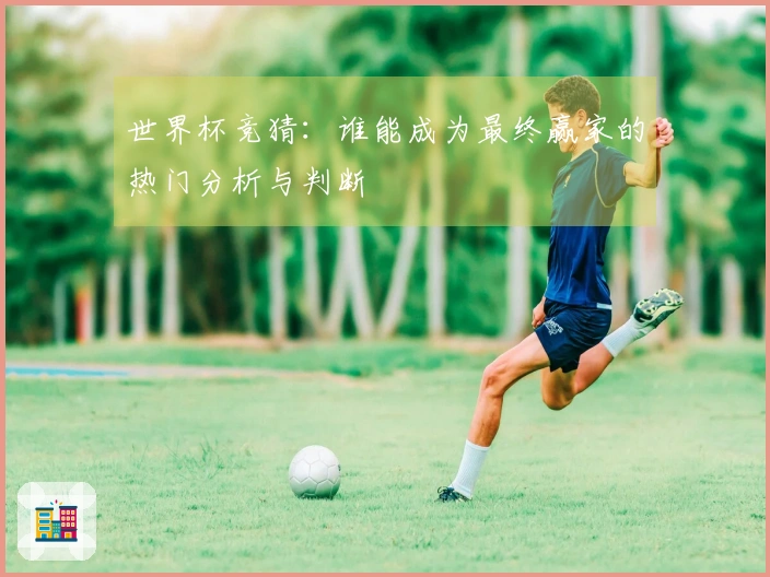 世界杯竞猜：谁能成为最终赢家的热门分析与判断